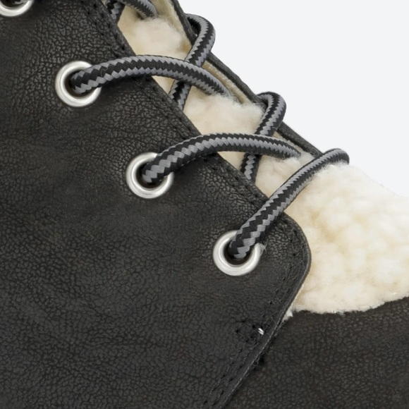 Mia Coen Black Shearling Boots - Picture 3 of 11
